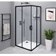 Gelco Sigma - Sprchový kút 90x90 cm, matná čierna/číre sklo GS2190BGS2190B
