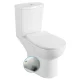 Sapho - WC kombi Kairo, s bidetovou spŕškou, zadný odpad, biela PC106