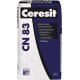 CERESIT CN 83 -Rýchlotvrdnúca cementová hmota na vyrovnanie veľmi zaťažených podláh 5-30mm 25kg