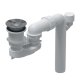Villeroy & Boch - Vaňová odtoková a prepadová súprava, ViFlow, chróm U90953061