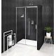 Gelco Sigma - Sprchové dvere Simply dvojdielne 120 cm, Coated Glass, lesklý hliník/číre sklo GS1112