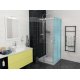 Gelco Dragon - Sprchové dvere dvojdielne 120 cm, Coated Glass, lesklý hliník/číre sklo GD4212
