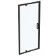 Ideal Standard Connect 2 - Pivotové sprchové dvere 100 cm, čierna/číre sklo K9272V3