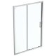 Ideal Standard Connect 2 - Posuvné sprchové dvere, dvojdielne, 130 cm, silver bright/číre sklo K9279EO