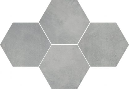 Ceramika Color - Stark Mosaic Hexagon Grey