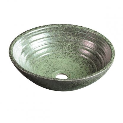 Výpredaj - SAPHO ATTILA - keramické umývadlo 43 cm, zelena meď